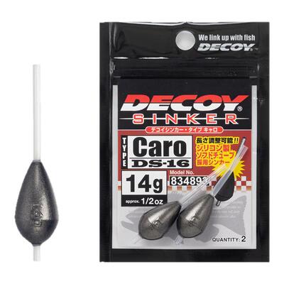 日本DECOY胜一DS16通心铅坠橄榄铅空心坠卡罗德州不伤线助投配件