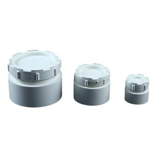 PVC排水50外插堵头下水管堵 管帽 75外清扫口110下水管塞子160