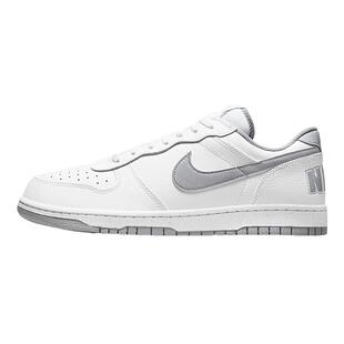 耐克男鞋BIG NIKE LOW灰白低帮复古休闲板鞋轻便运动鞋355152-106