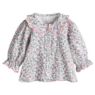 HM2026春季新款童装女婴棉细布上衣1316466