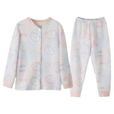 Dreamydiary女童加厚冬季睡衣