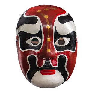 成品京剧脸谱面具全脸幼儿园儿童成人国风戏剧川剧戏曲表演道具