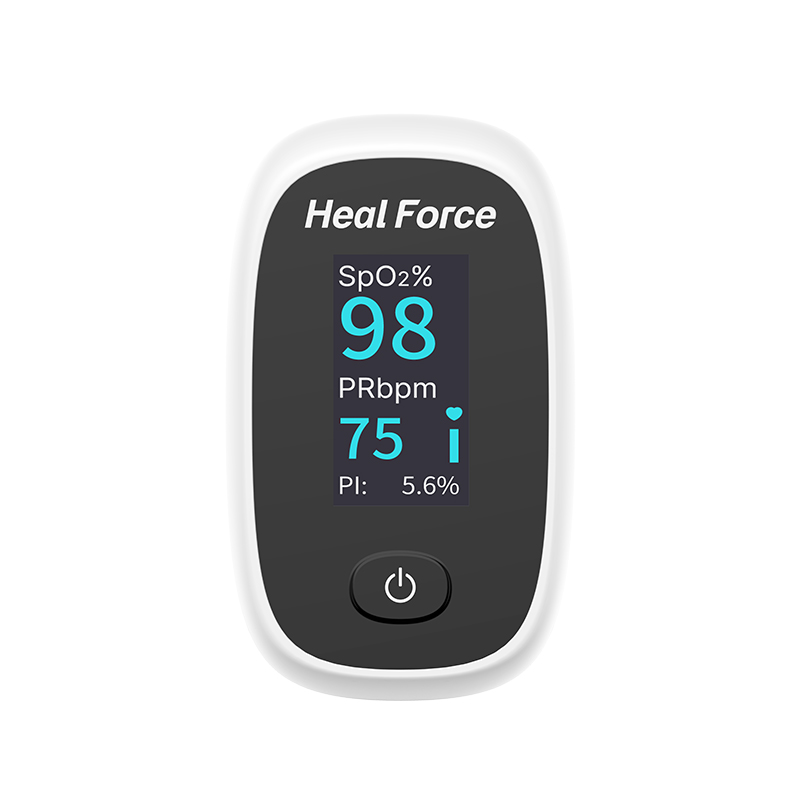 力康脉搏血氧仪家用脉搏监测指夹式脉氧血氧饱和度仪脉搏指脉氧仪