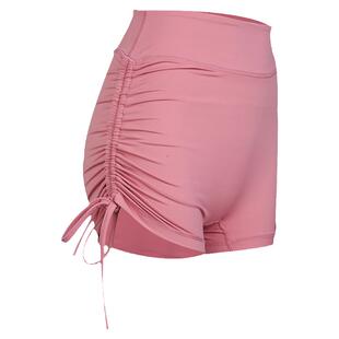 运动短裤女性感抽绳提臀中高腰瑜伽裤速干训练防走光普拉提健身裤