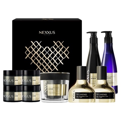 【檀健次黑金尊享礼盒】NEXXUS黑金瓶修护发乳洗发水精油发膜