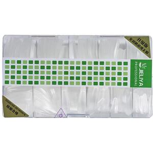 单号补充甲片磨砂透明美甲长梯形长尖芭蕾0123456789补号小号超薄