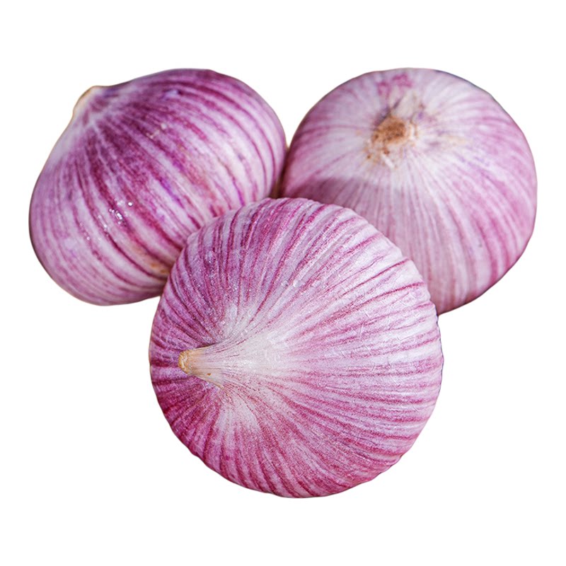 2025云南新蒜紫皮大蒜独头蒜独蒜圆头现挖现发独蒜农家新鲜蔬菜