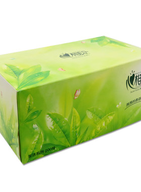 茶语香味2层硬盒抽纸巾心相印