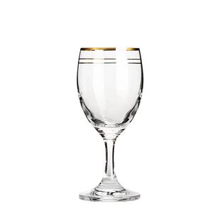 水晶高脚杯创意红酒杯白酒杯6只套装2两家用情侣加厚商用高档欧式