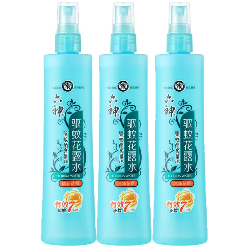 六神驱蚊花露水80ml清凉止痒