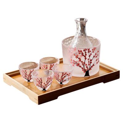 日本设计樱花树酒具套装