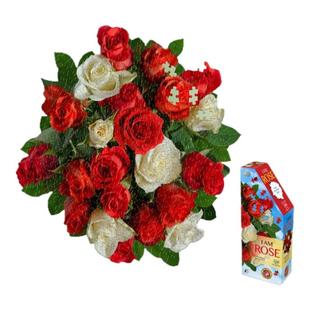 美国MADDCAPP成人解压玩具高难度异形拼图-350片玫瑰