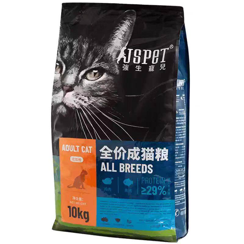 强生宠儿全价成猫粮10kg大包