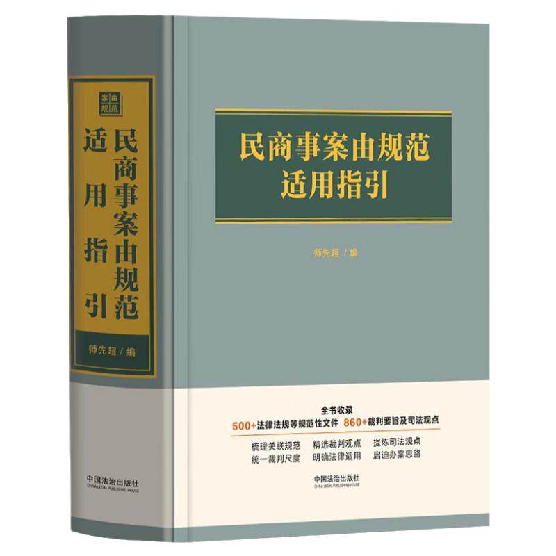 民商事案由规范适用指引师先超