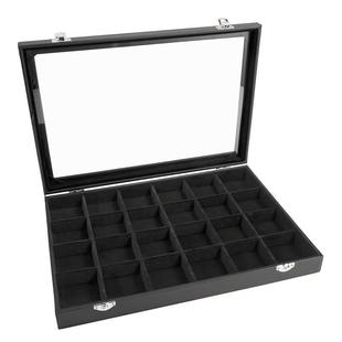 戒指收纳盒专用高级耳钉耳饰创意高端防氧化大容量展示架首饰盒子
