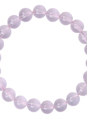 天然粉水晶手链女款高级感手串