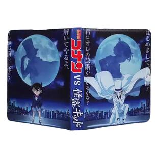 名侦探柯南卡册拉链PU皮质感大容量四宫格九宫格卡片卡牌收纳册