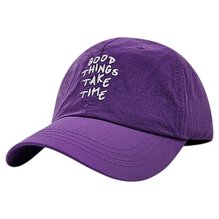 韩国棒球帽鸭舌帽代购帽子春夏新款软顶尼龙光滑面料防水防汗透气