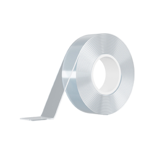 纳米双面胶带高粘度强力无痕双面胶不伤墙面挂画插排固定防水透明胶贴车用粘胶魔术贴两面胶粘墙魔力胶不留痕