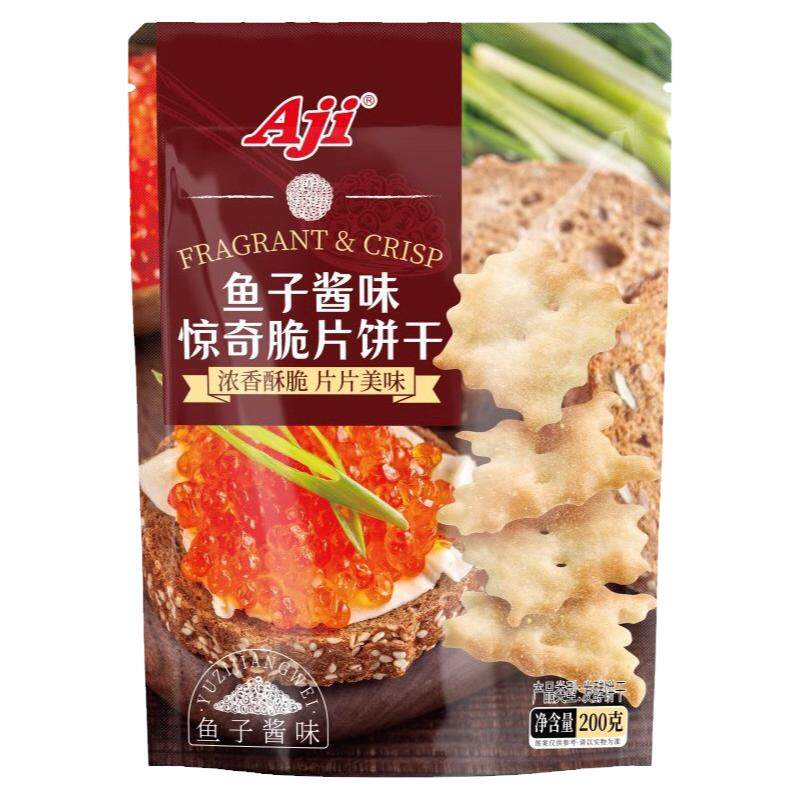 aji不规则饼干黑松露松茸味零食
