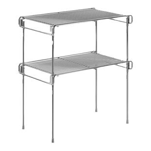 云物生活304不锈钢收纳架储物架可叠加家用分层架厨房台面置物架