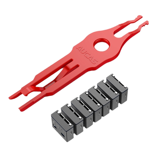 奥卡斯usb端口锁路由器封口塞 电脑数据安全锁 防插拔带锁 USB端口堵头 封口锁可拆卸防尘塞