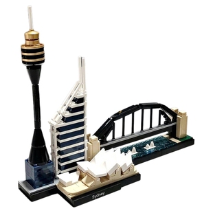 21032澳大利亚悉尼歌剧院城市天际线街景建筑拼装玩具中国积木