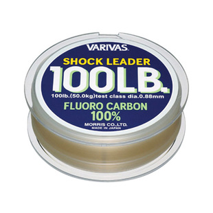 日本进口VARIVAS瓦里瓦斯SHOCK LEADER路亚碳前导线前导30米 鱼线
