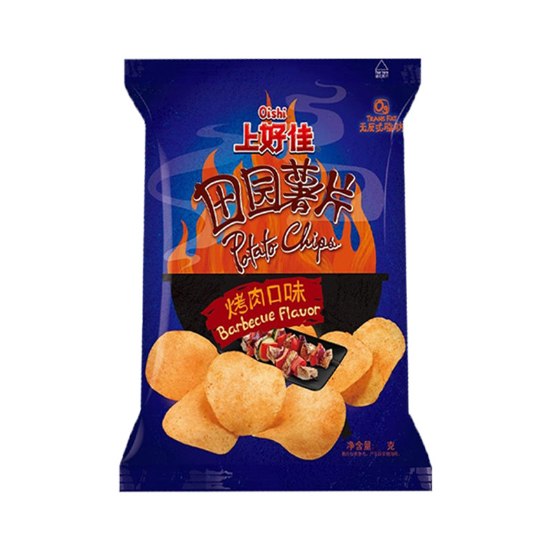 上好佳田园薯片烤肉口味70g