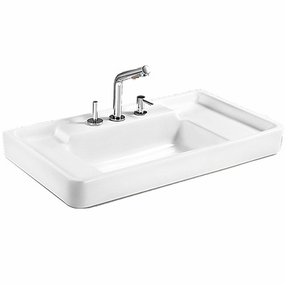 科勒长方形台上一体陶瓷洗脸盆