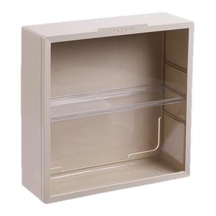 光织园挂件展示盒挂墙防尘手办柜适用于泡泡玛特sp盲盒收纳展示架