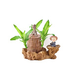 巴西木水养幸运木开花带芽绿植室内盆栽水培植物格鲁特小树人花卉