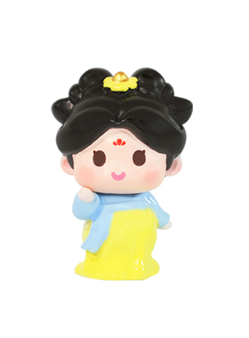国风汉服仕女盲盒摆件