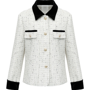 小香风外套女春秋2026新款时尚高端今年流行爆款小个子妈妈上衣潮