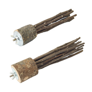 鹦鹉天然苹果树枝栖息木磨嘴磨爪玄凤牡丹鸟站架木质玩具