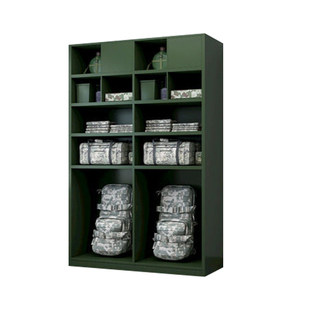 全钢装备柜加厚物资柜存放柜野战储物柜双色可选环保防暴器材柜