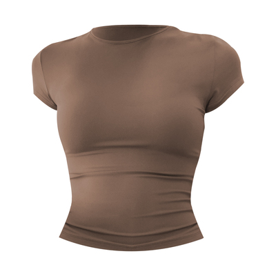 蓝小可显瘦速干吸湿跑步瑜伽T恤