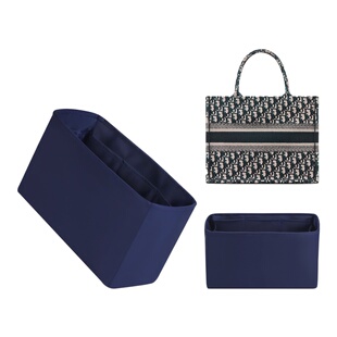 KINGS IN BAG皇冠适用Dior迪奥booktote购物袋托特绸缎收纳内胆包