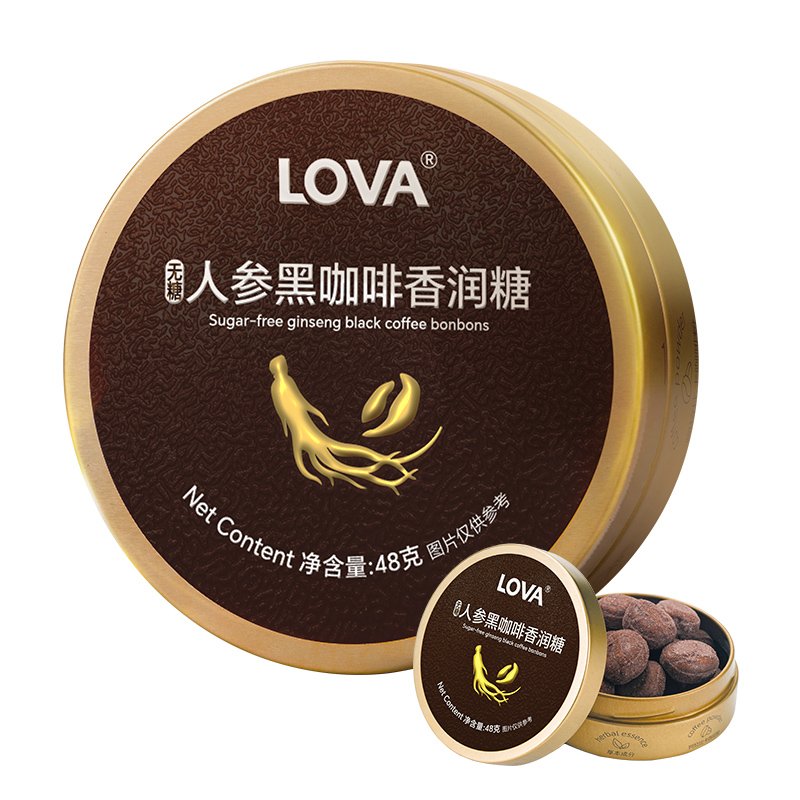 imint无糖人参黑咖啡糖LOVA美式咖啡香润糖VC清凉润喉硬糖果MZ