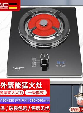 红外线家用燃气灶单灶天然气液化气单眼灶煤气灶猛火定时煤气单炉