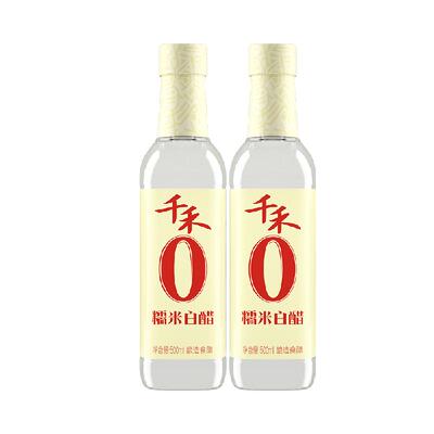 千禾0添加食用调味品500ml×2瓶白醋