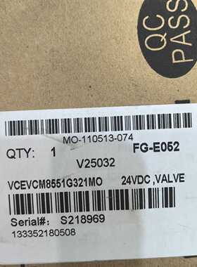 【议价-可维修】VCEVCM8551G321MO24V 工控备件 工业自动化配件 /