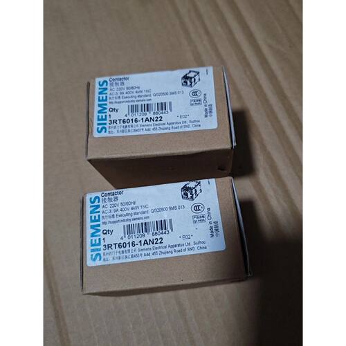 询价接触器 3RT6016-1AN22，DC220V，
