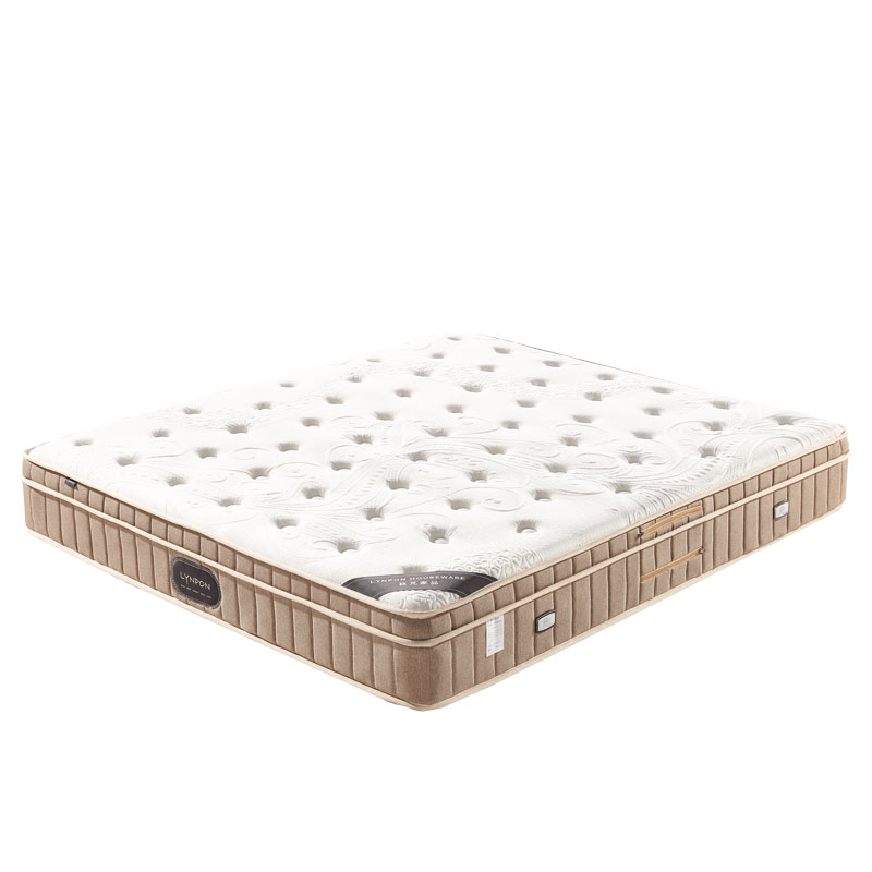 Lynpon林芃云宿天然乳胶席梦思床垫软垫家用护脊椰棕独立弹簧硬垫