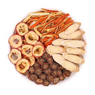 黄芪山楂丹参陈皮组合三通茶黄芪5g山楂15g丹参陈皮各10g正品原料