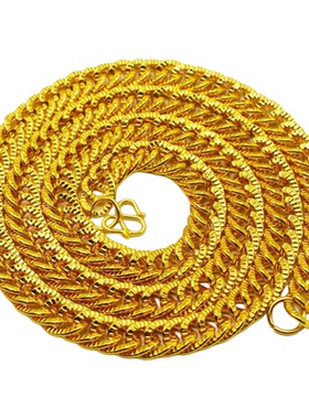 马鞭链项链老板马鞭链双扣项链项链男饰品