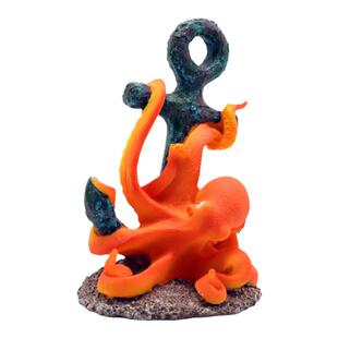 鱼缸内饰造景金鱼缸植物装饰品套餐小型全套章鱼挪威海怪鱼缸摆件