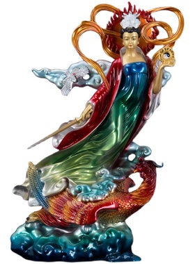 圣母供奉寺庙摆件纯铜佛像