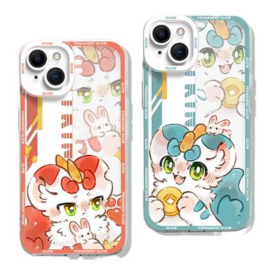 适用苹果iphone硅胶手机壳有兽焉