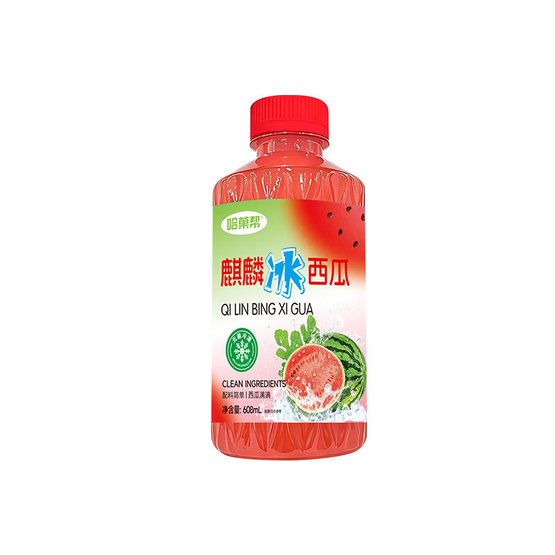 6瓶装冰西瓜汁饮品清爽解渴